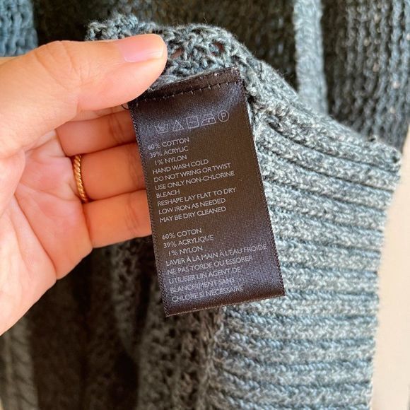 Kimchi Blue | Urban Outfitters‎ Open Front Knit Cardigan Long Green Pockets - Picture 5 of 8